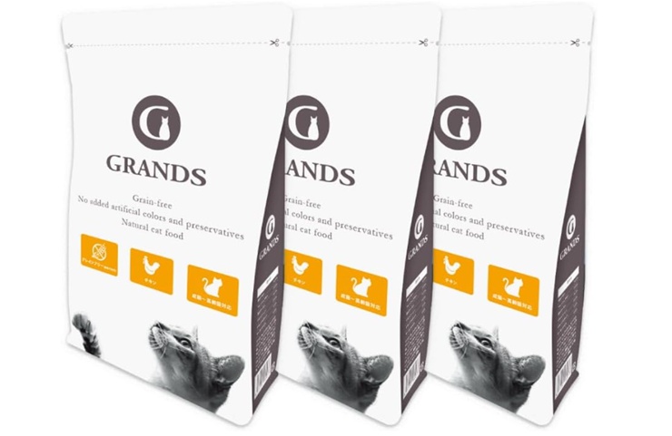 グランツキャットフードは500ｇ小分け